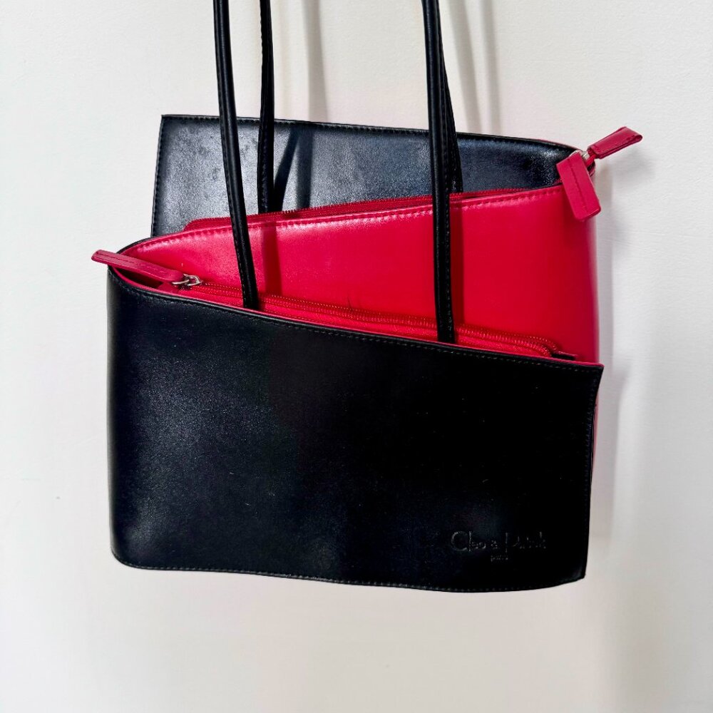 Chic Color-Block Shoulder Bag
